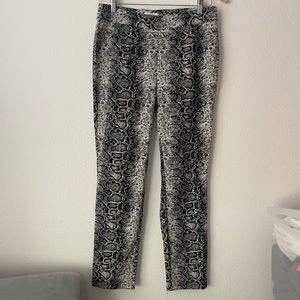 Calvin Klein Snakeskin pants!